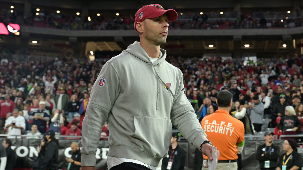 Arizona Cardinals head coach Jonathan Gannon...