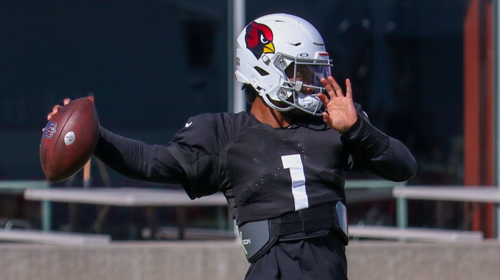 Kyler Murray at practice...