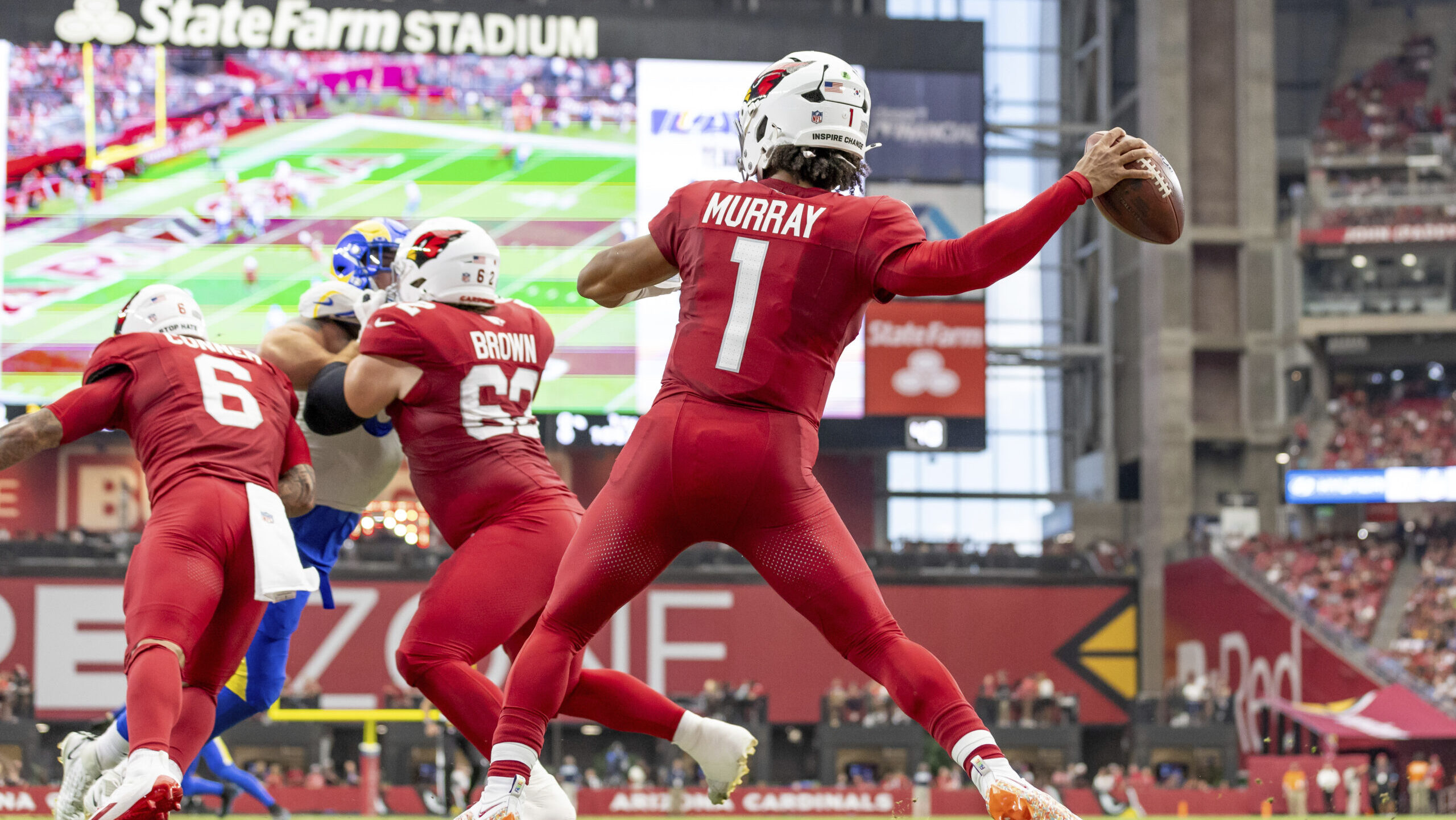 Cardinals QB kyler murray...